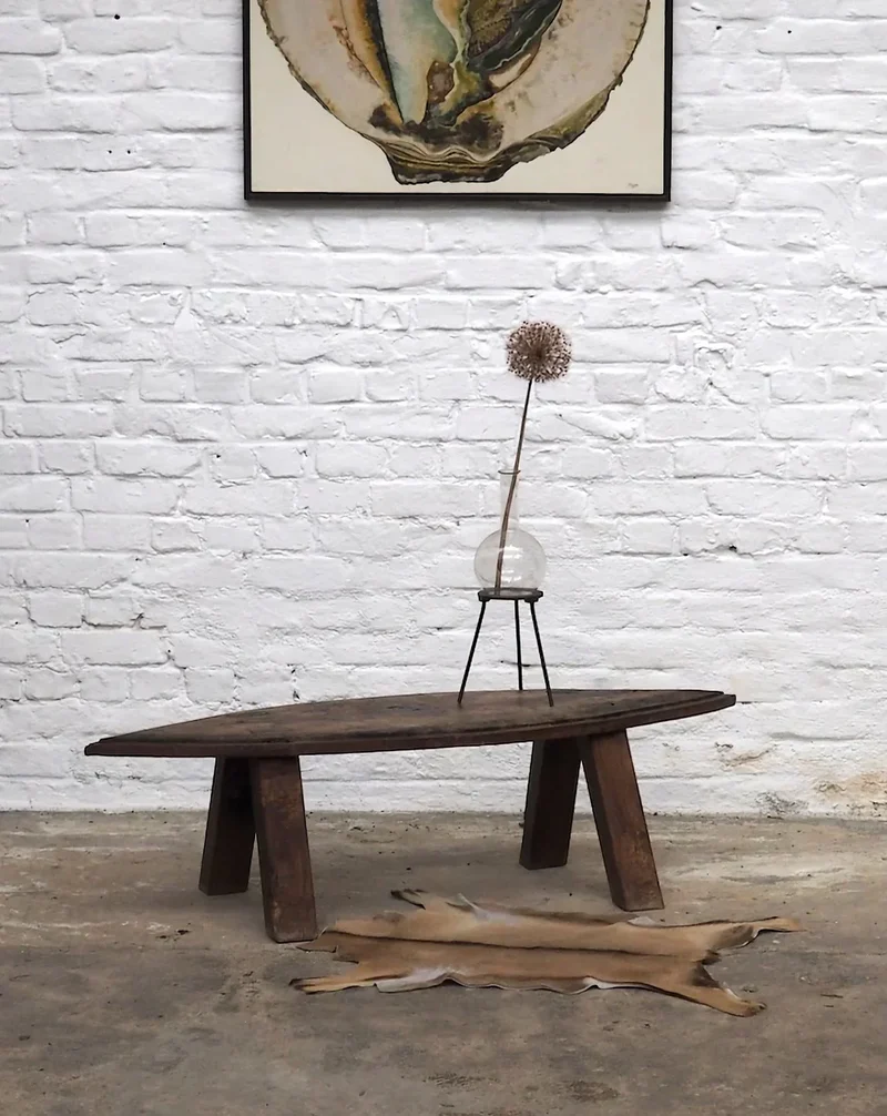 Léonie, la table basse brutaliste N°436