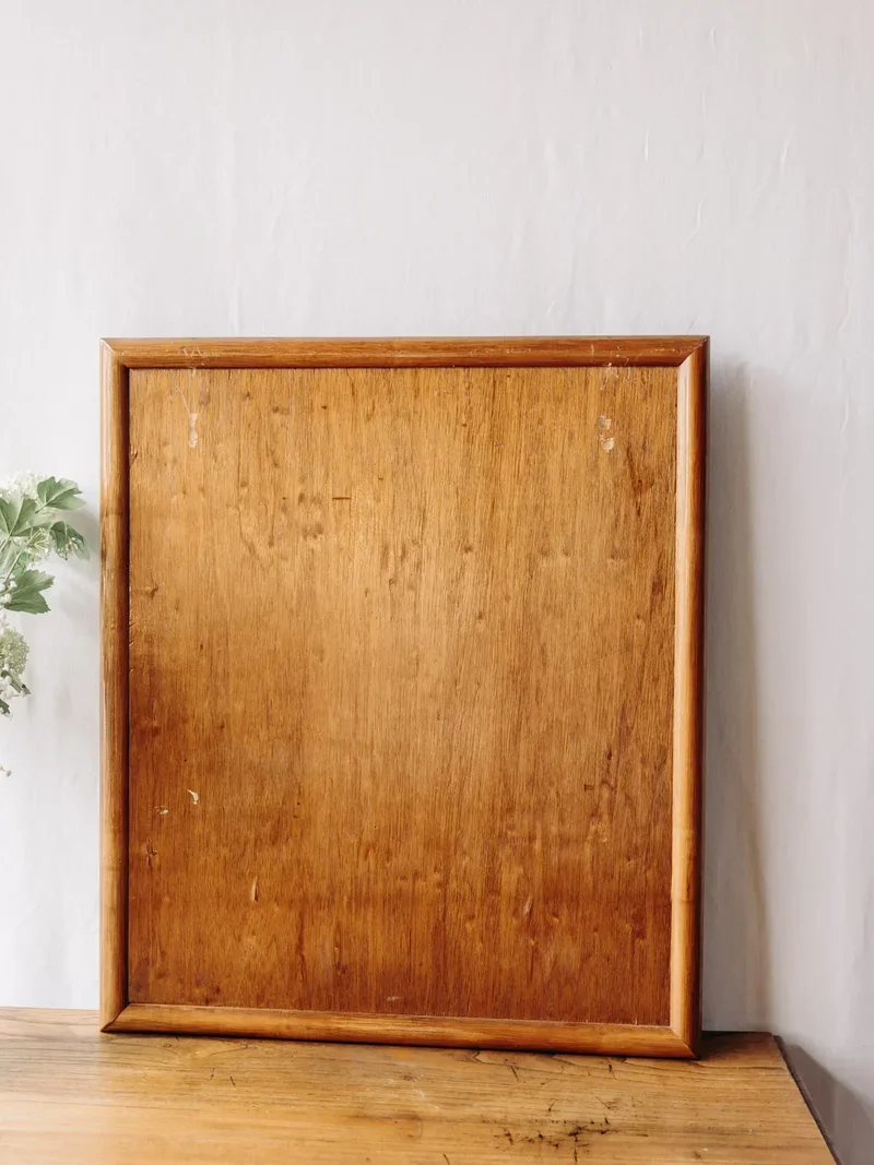 Georges, le grand miroir en rotin N°978