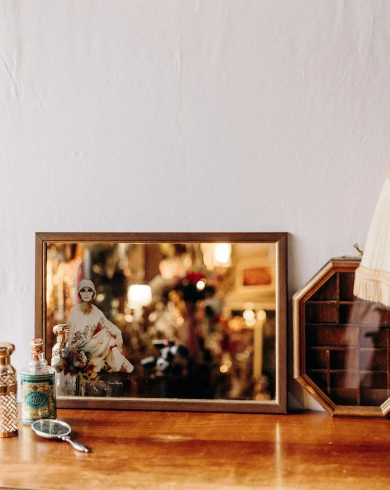 Georges, le grand miroir en bois N°977