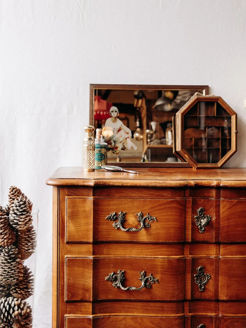 Georges, le grand miroir en bois N°977