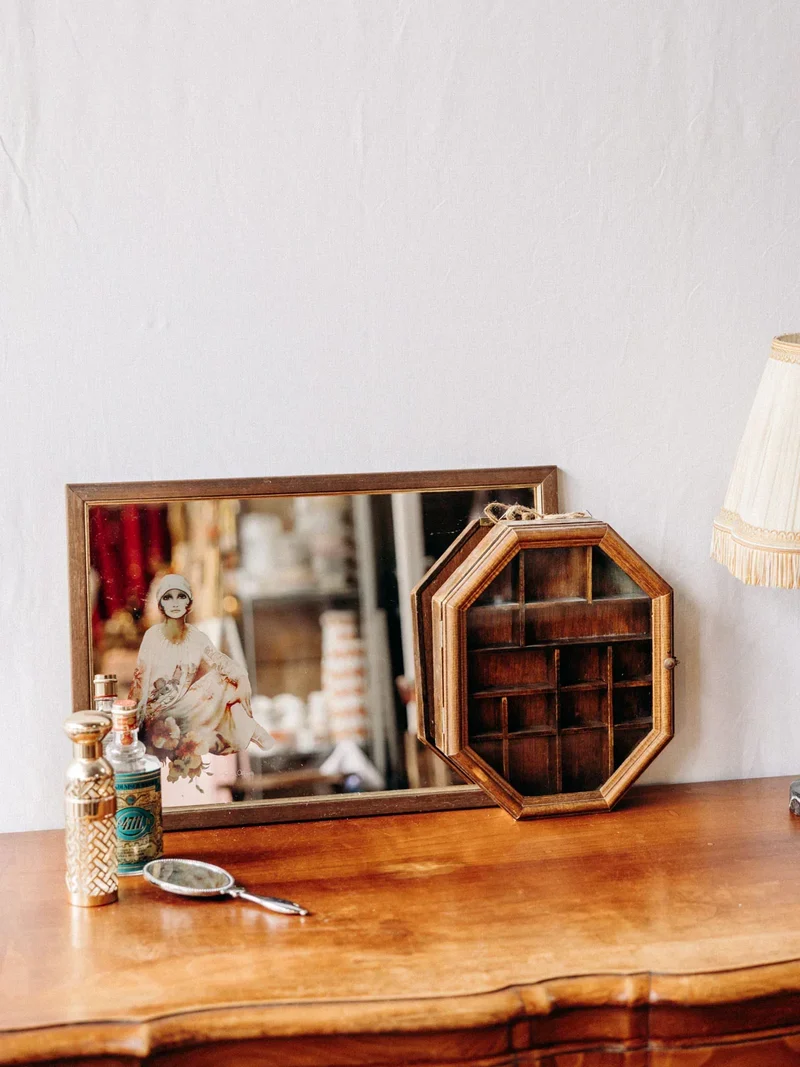 Georges, le grand miroir en bois N°977