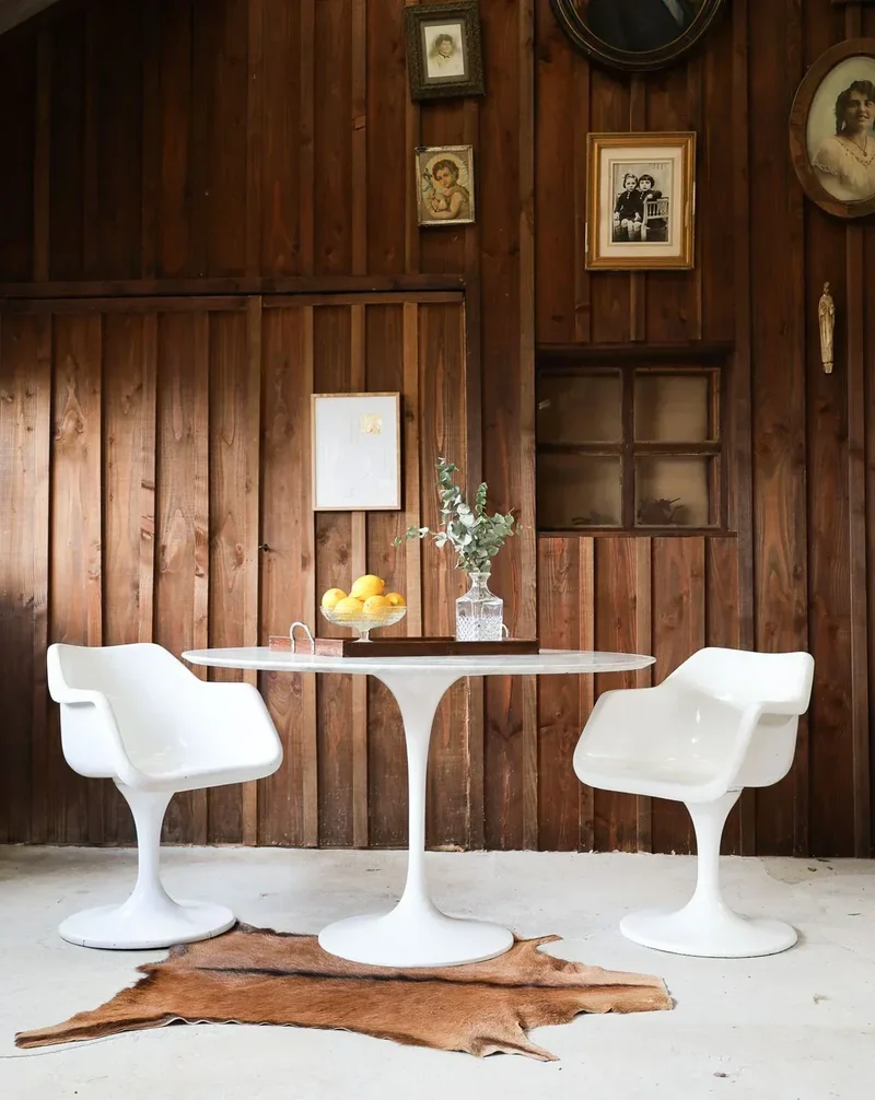 Karla, la table ronde en marbre N°1062