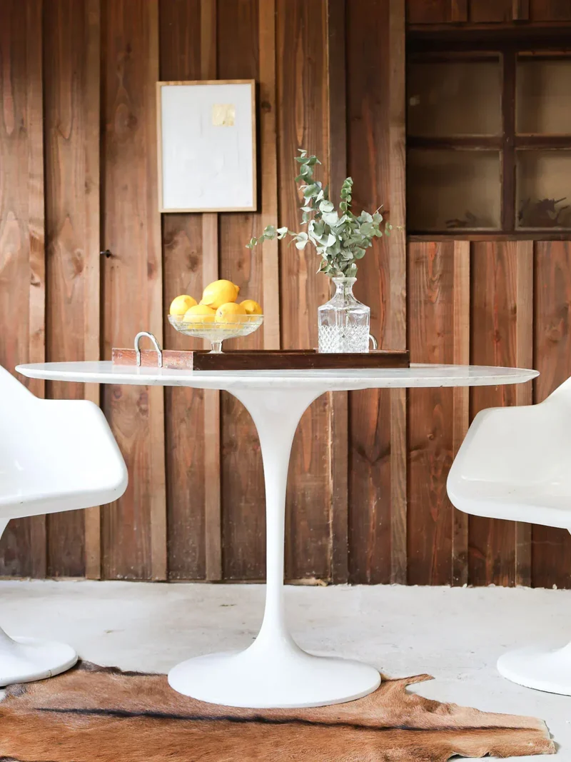 Karla, la table ronde en marbre N°1062