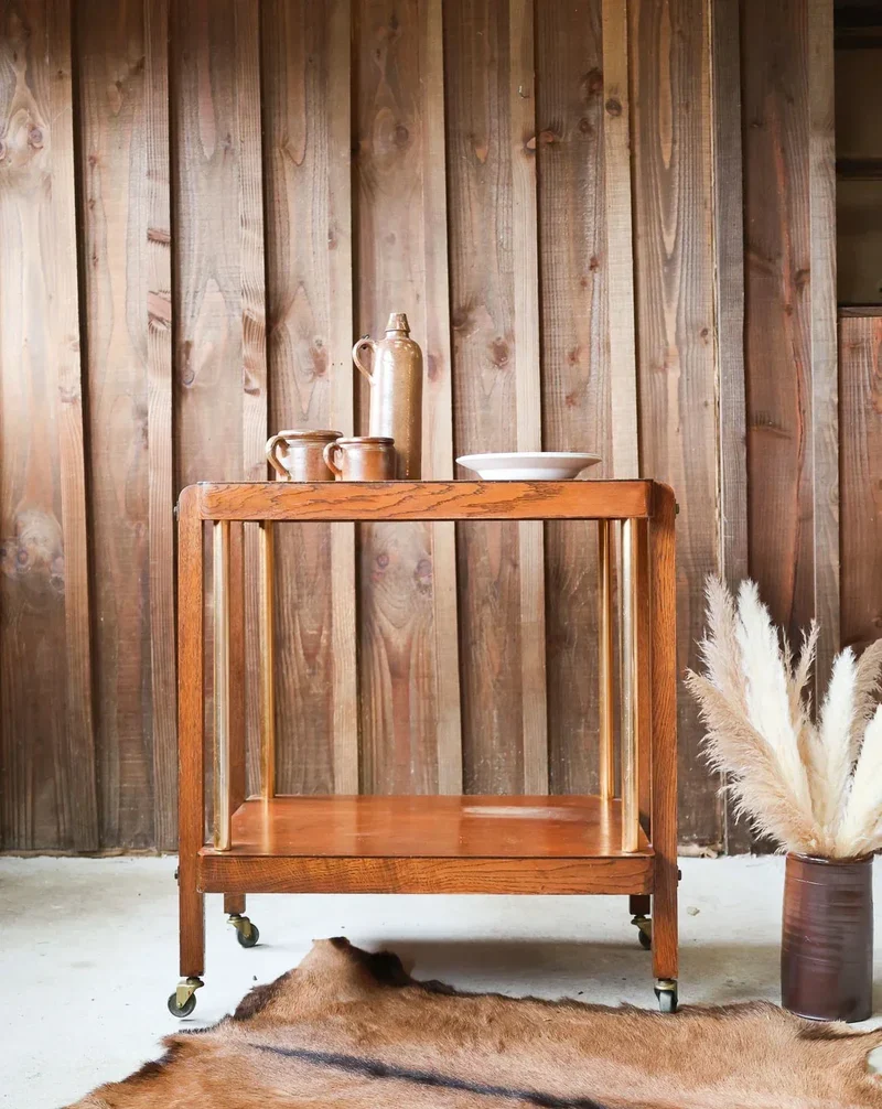Henriette, la desserte Art Déco en bois N°164