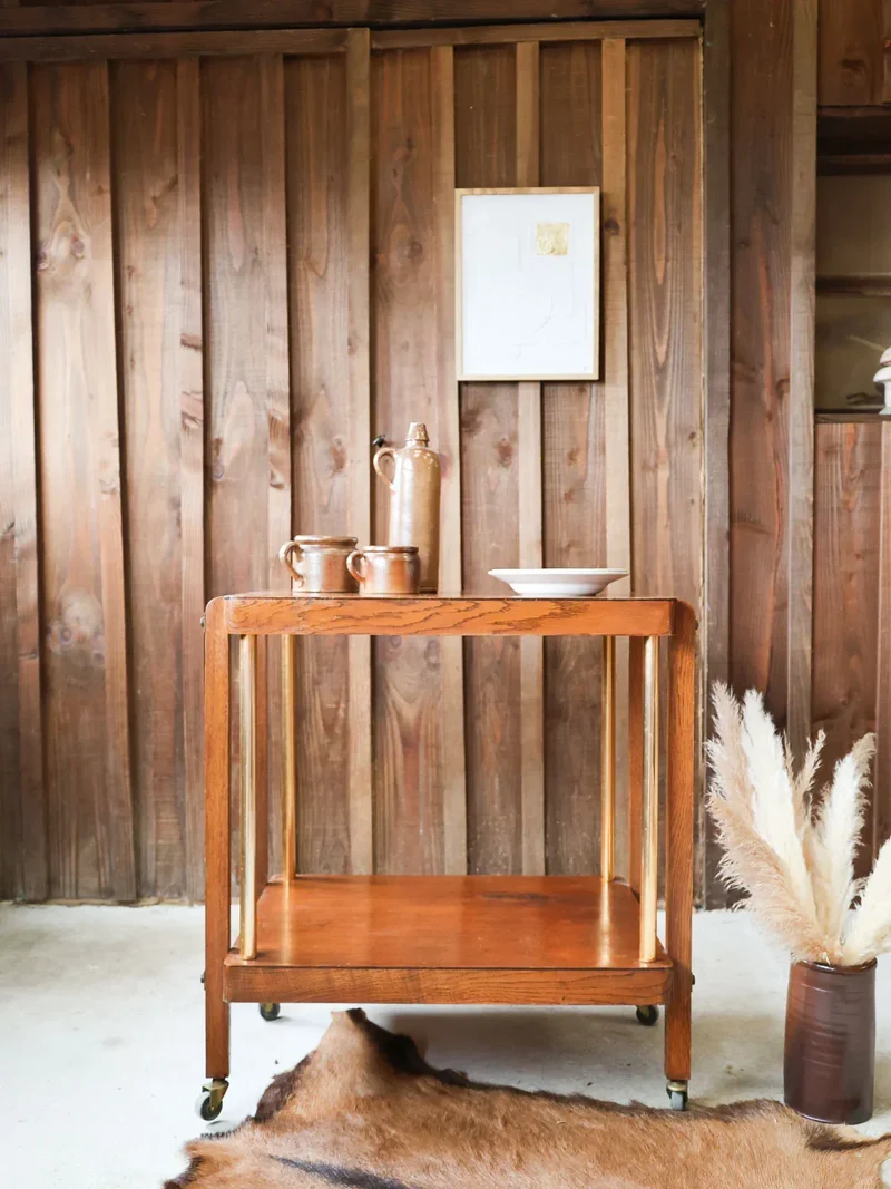 Henriette, la desserte Art Déco en bois N°164