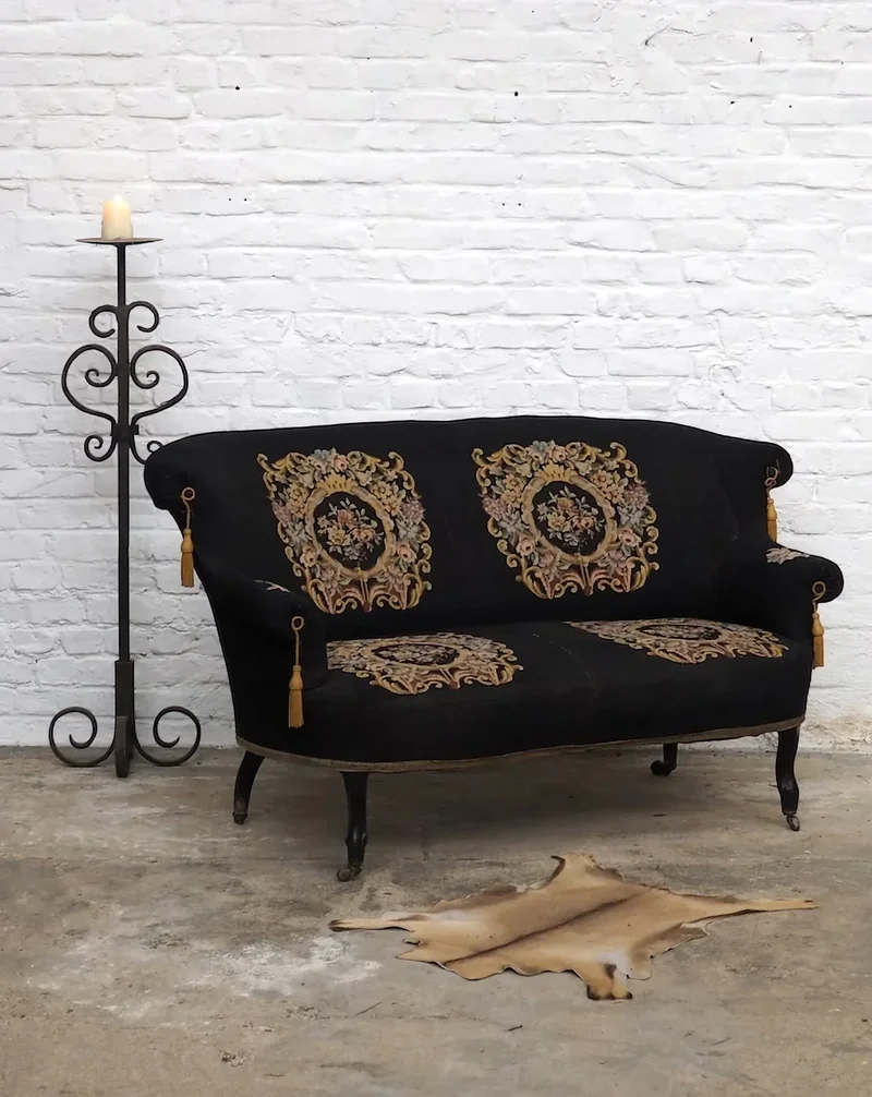 Martine, la banquette style Napoléon III N°38