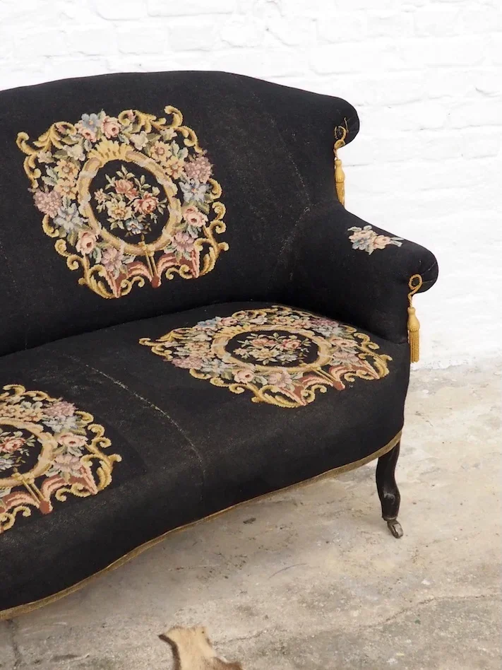 Martine, la banquette style Napoléon III N°38