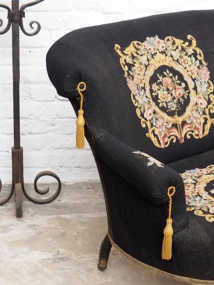 Martine, la banquette style Napoléon III N°38