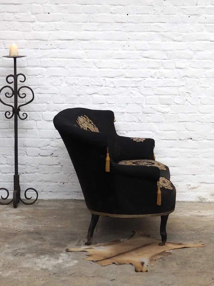 Martine, la banquette style Napoléon III N°38