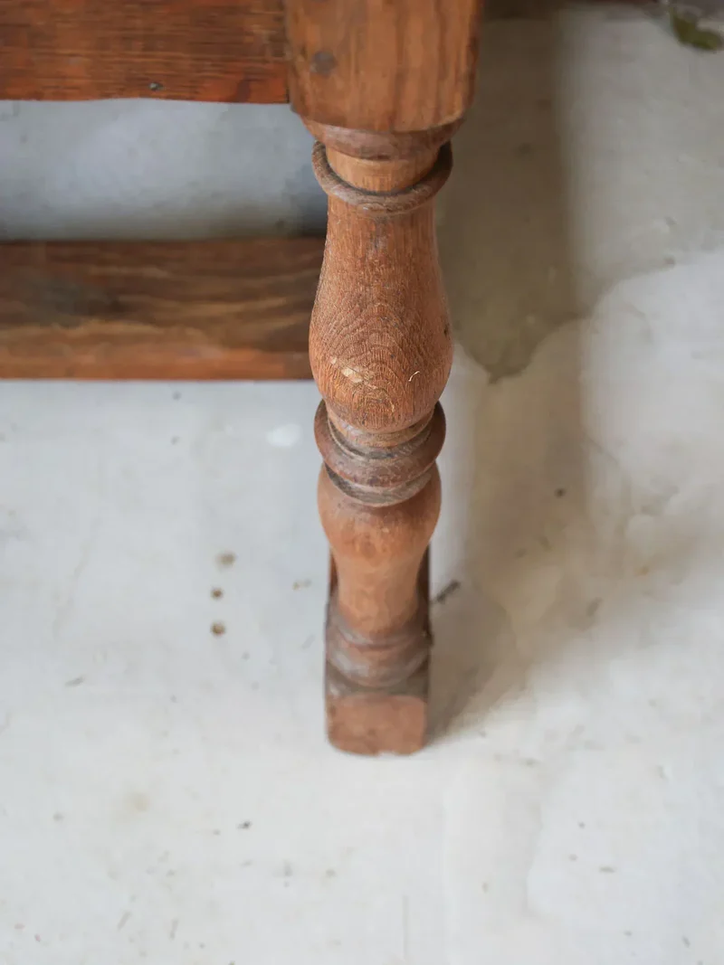 Romy, la grande table de ferme en chêne N°547