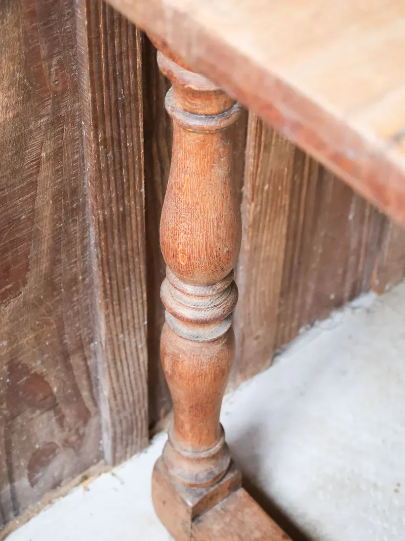 Romy, la grande table de ferme en chêne N°547