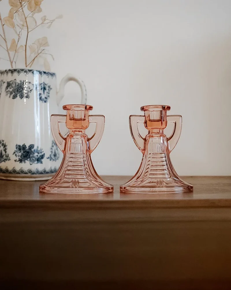 Ulysse, la paire de bougeoirs en cristal N°53