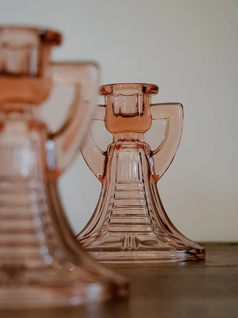 Ulysse, la paire de bougeoirs en cristal N°53