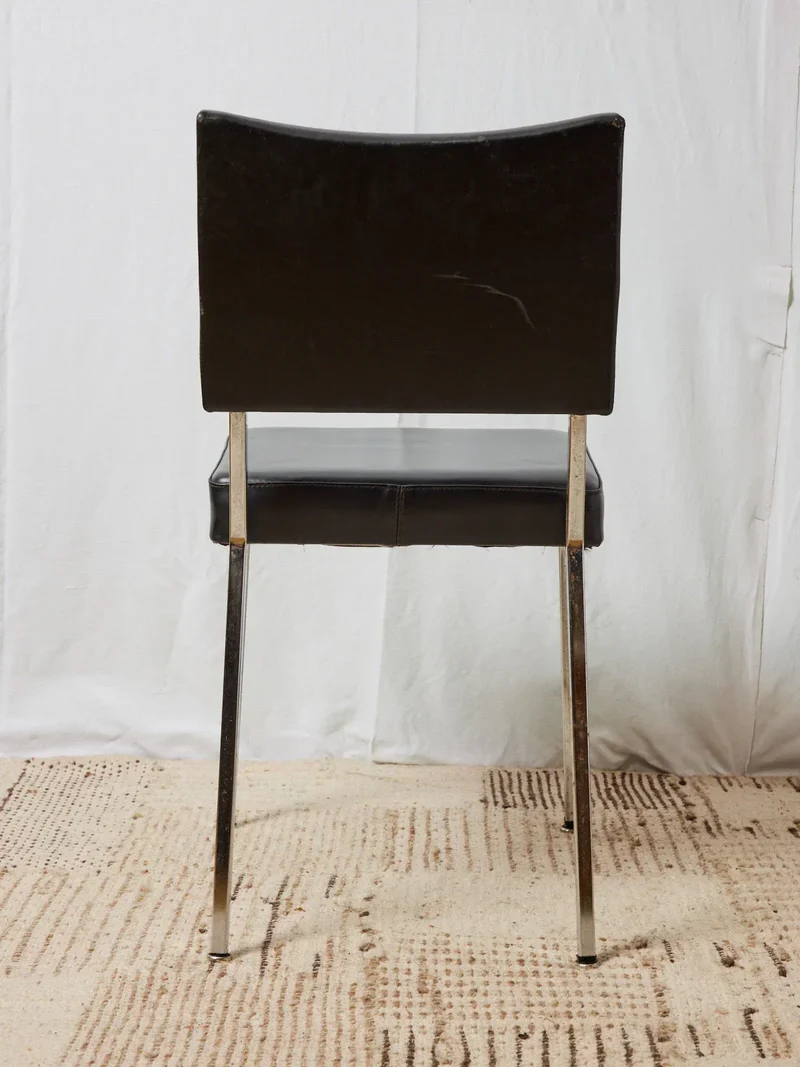 Alma, la paire de chaise en chrome N°1227