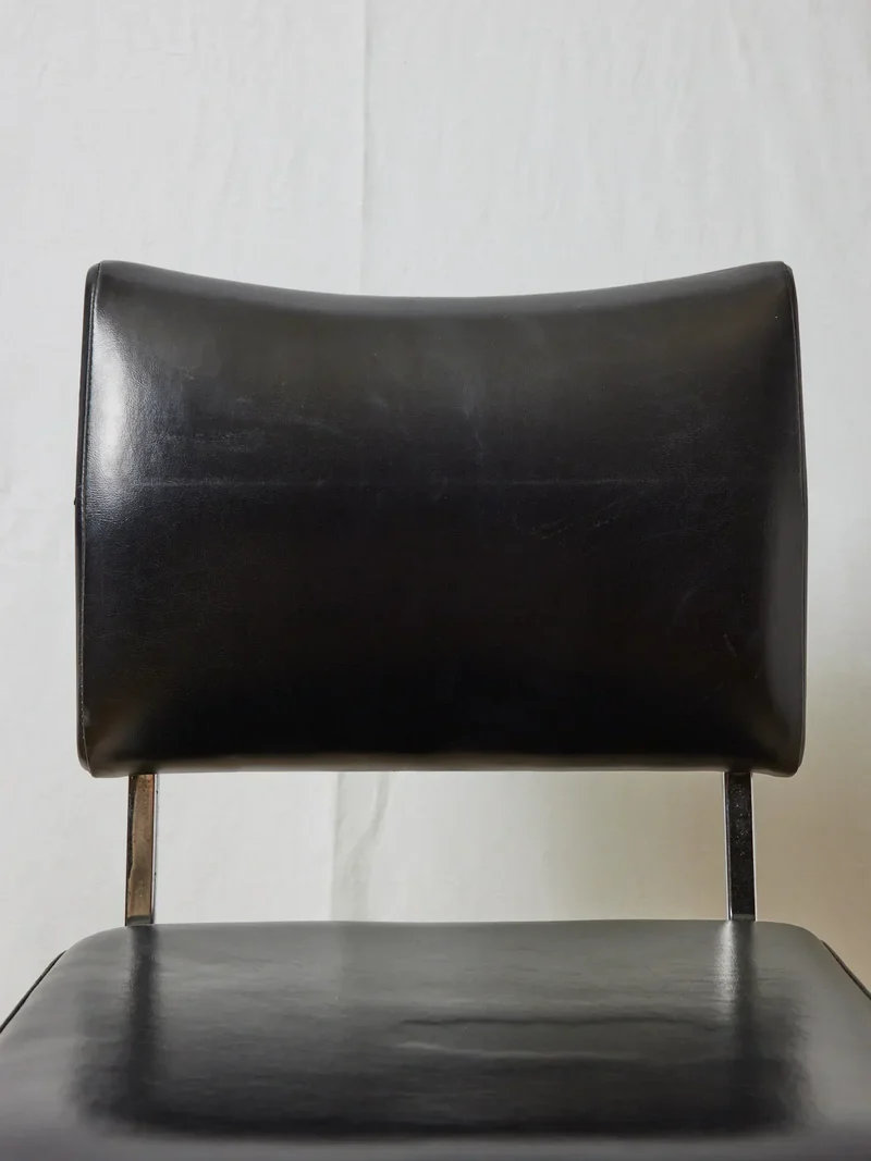 Alma, la paire de chaise en chrome N°1227