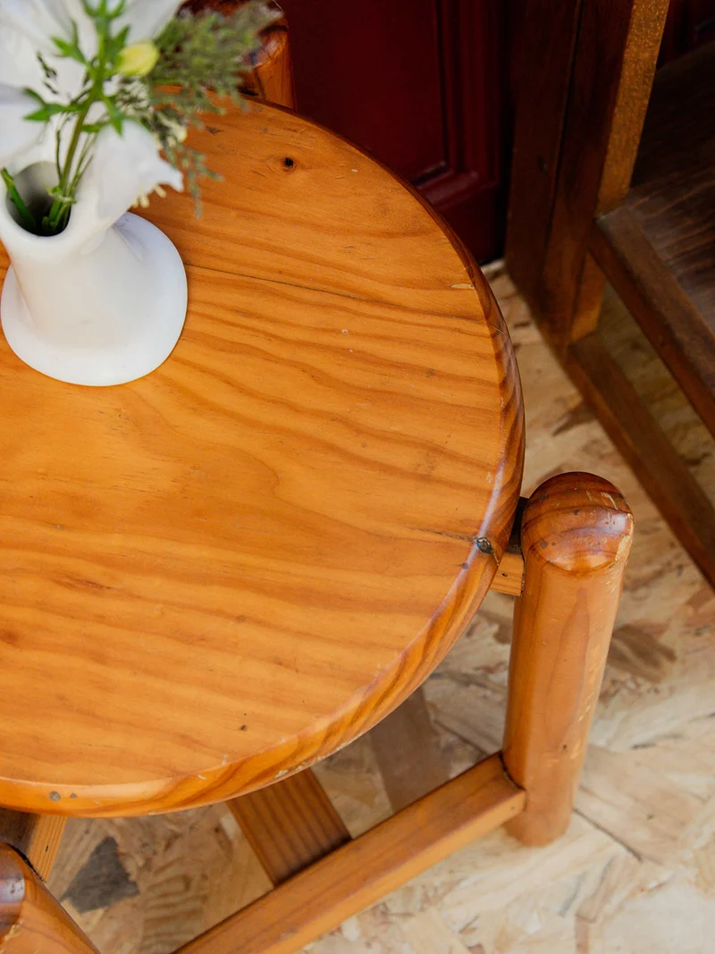 Axel, le tabouret rond en bois N°446