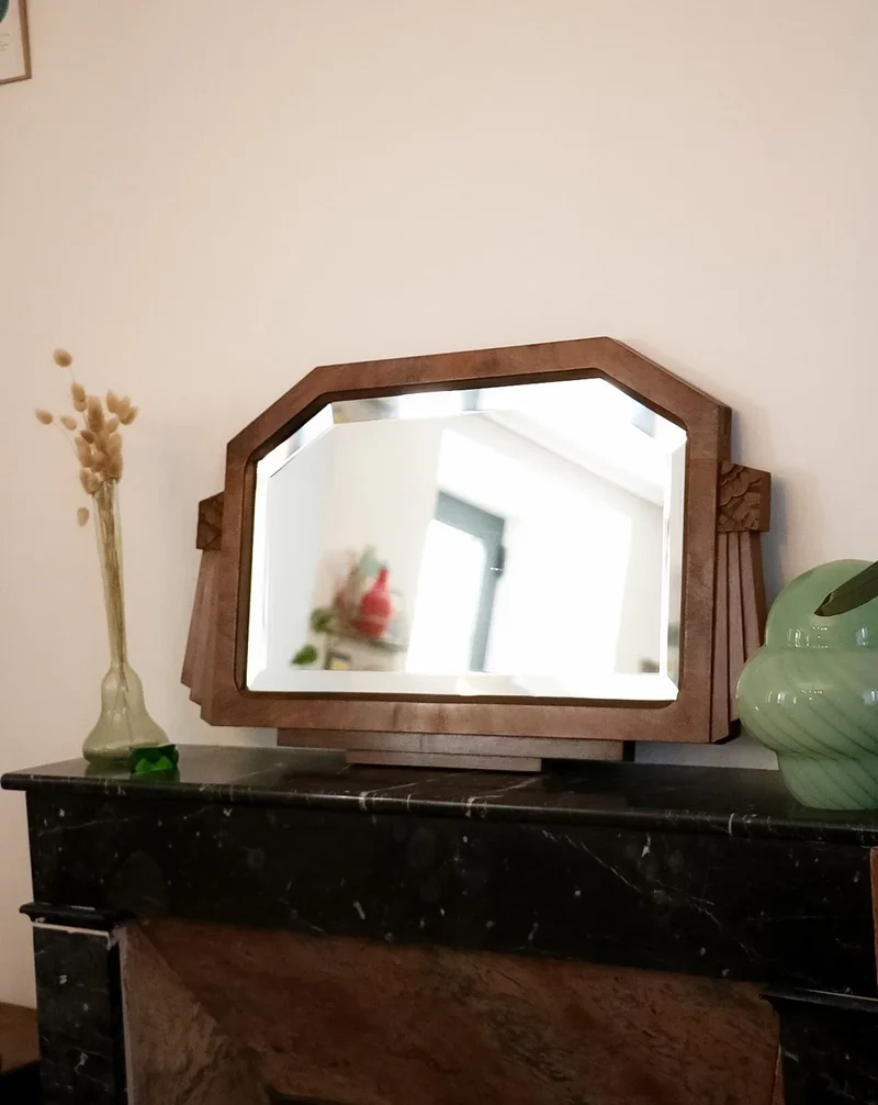 Igor, le miroir Art déco en bois N°911