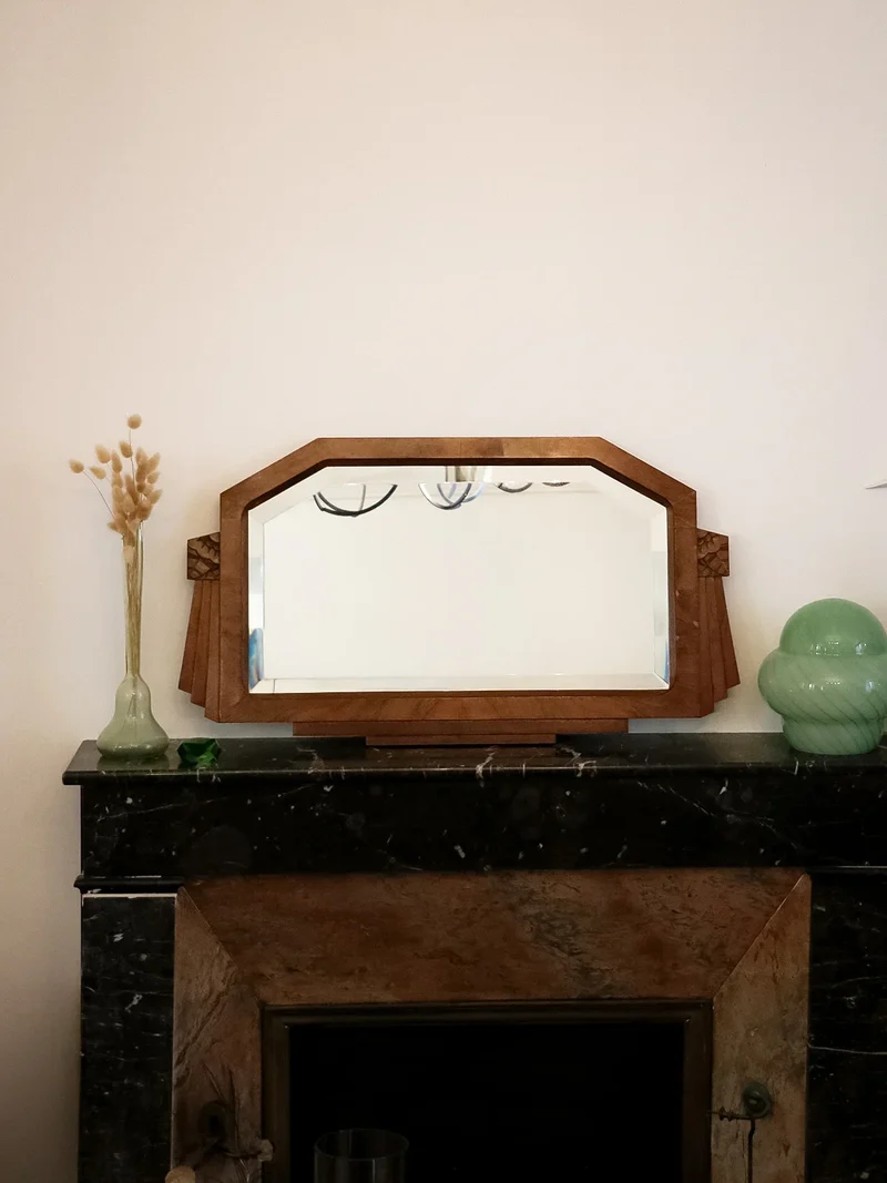 Igor, le miroir Art déco en bois N°911