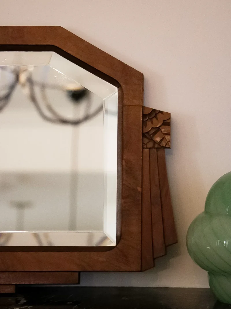 Igor, le miroir Art déco en bois N°911