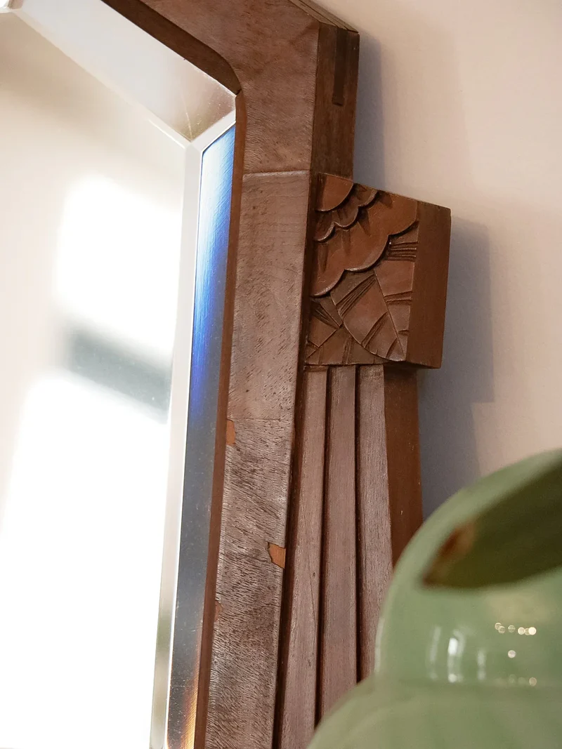 Igor, le miroir Art déco en bois N°911