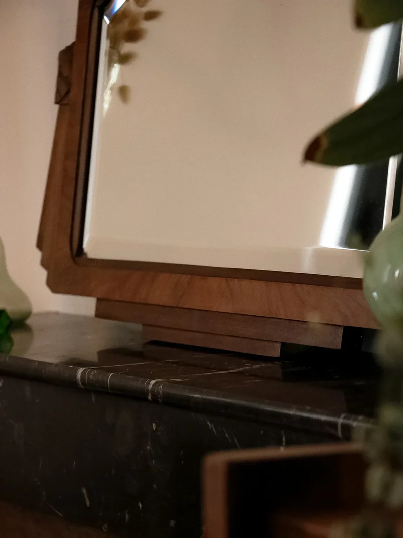 Igor, le miroir Art déco en bois N°911