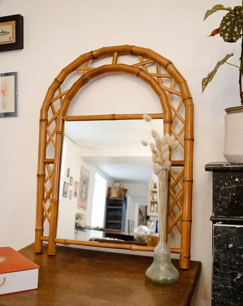 Georges, le miroir en bambou N°940