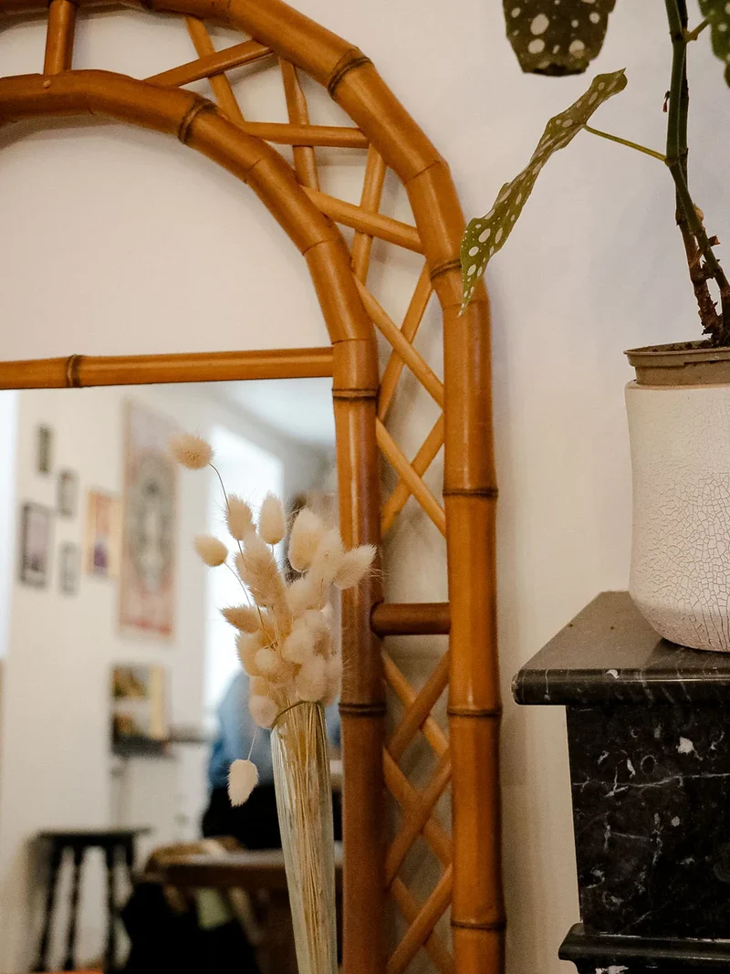 Georges, le miroir en bambou N°940