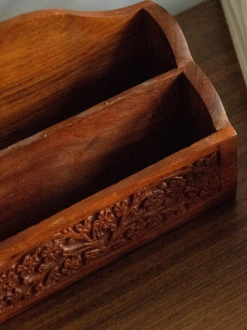 Ambroise, le petit porte-documents en bois N°881