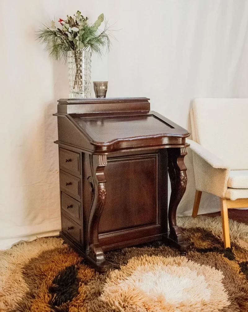 Honoré, le bureau secrétaire Davenport en acajou N°138