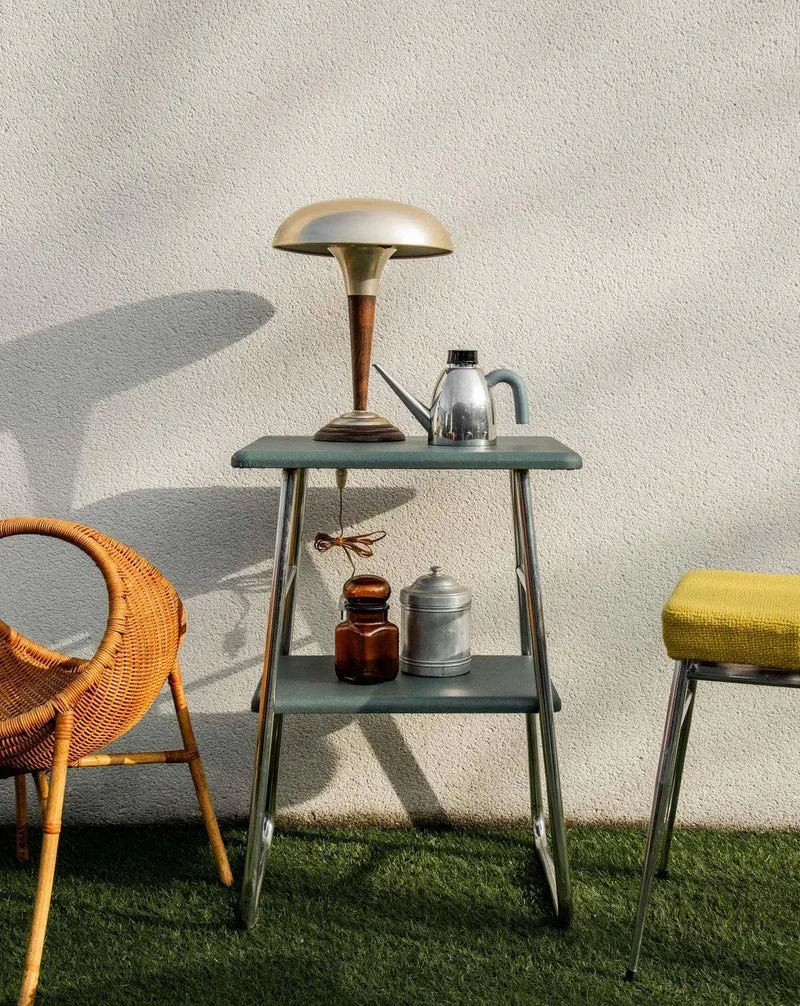Hanna, la table d'appoint industrielle en chrome N°778
