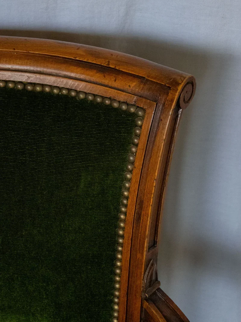 Ernest, la paire de fauteuils en velours N°649