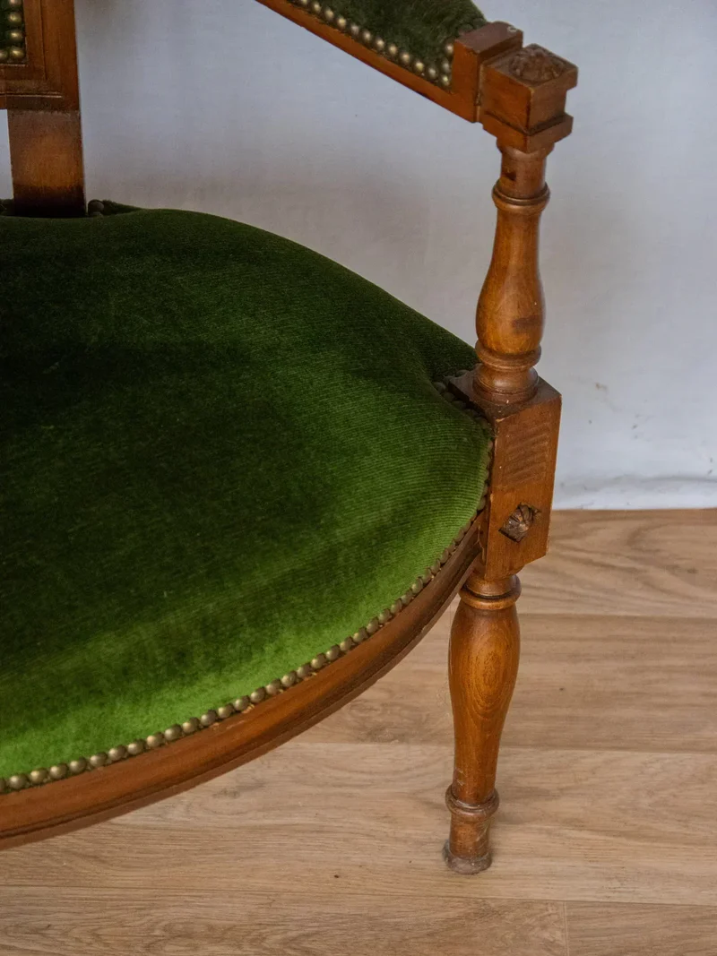 Ernest, la paire de fauteuils en velours N°649