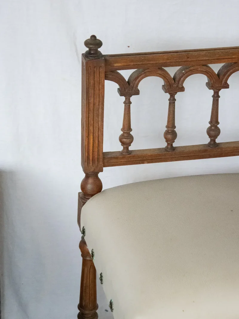 Claude, la chaise d'angle en cuir N°882