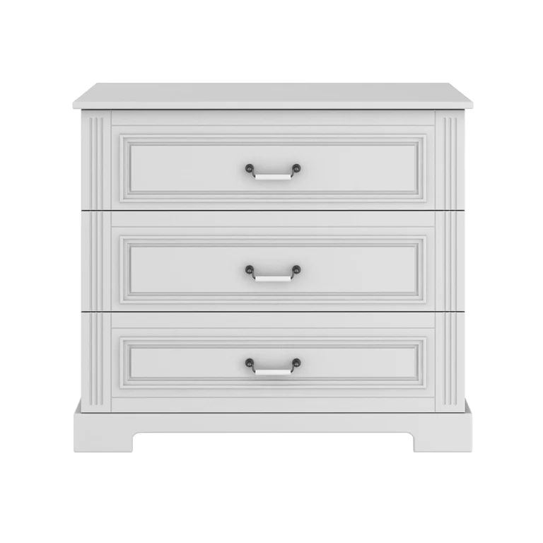 Commode 3 tiroirs Bellamy Ines Blanc