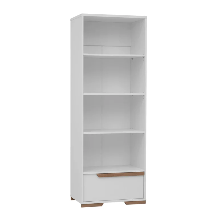 Bibliothèque Pinio Snap Blanc et bois