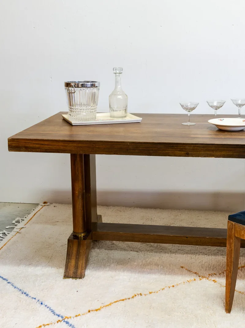 Romy, la grande table à manger en bois N°526