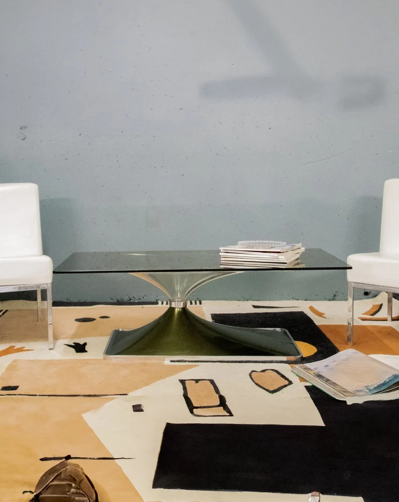 Donna, la table basse en verre Michel Dumas N°688