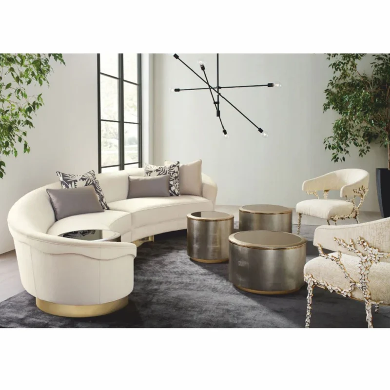 Casa Padrino Luxus Sessel Weiß / Gold H. 83 cm - Wohnzimmer & Hotel Möbel