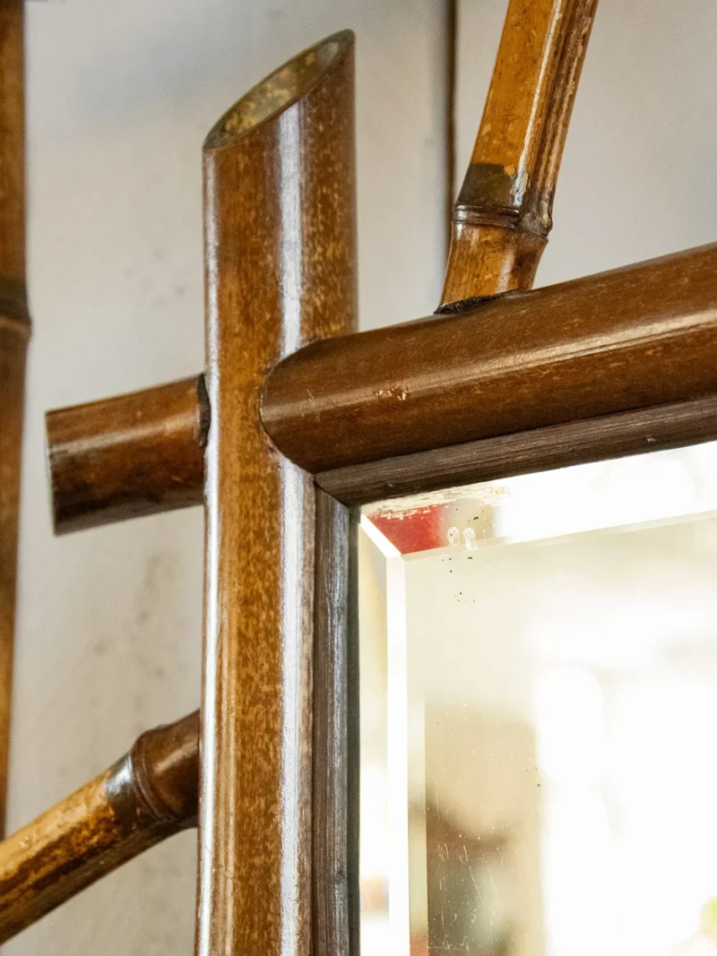 Max, le porte-manteau miroir en bambou N°218