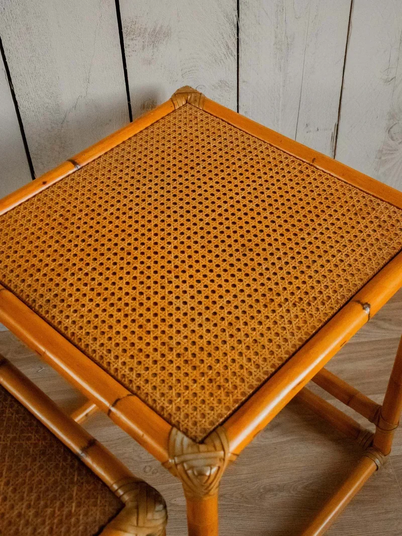 Barbara, les tables gigognes en bambou N°114