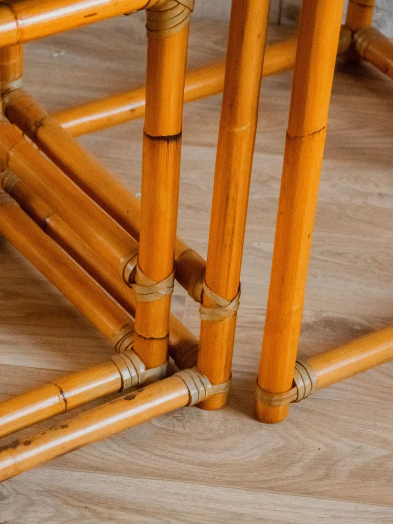 Barbara, les tables gigognes en bambou N°114
