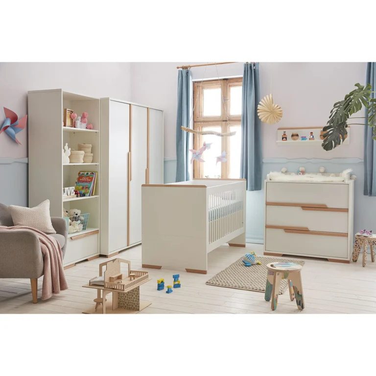 Armoire 3 portes Pinio Snap Blanc et bois