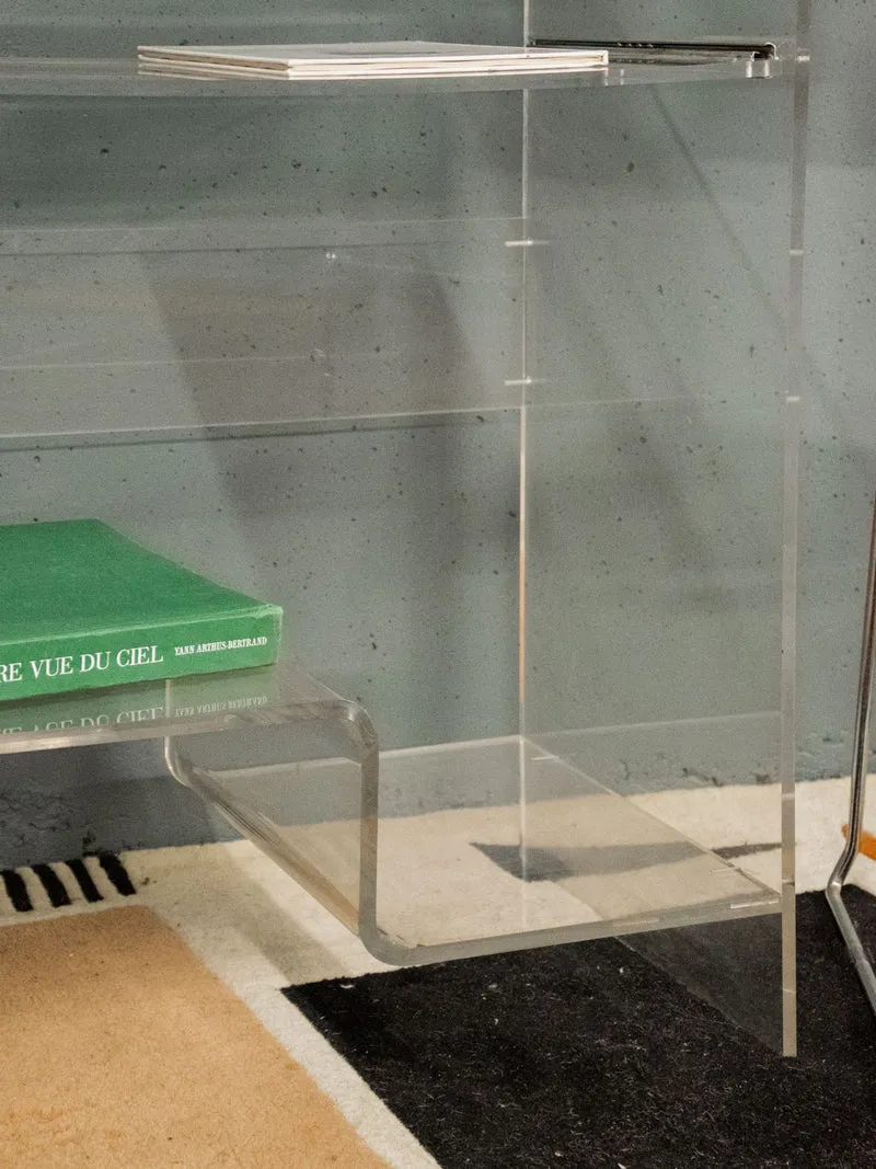 Yvan, le bureau en verre et plexiglass N°468