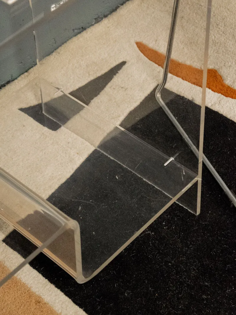 Yvan, le bureau en verre et plexiglass N°468