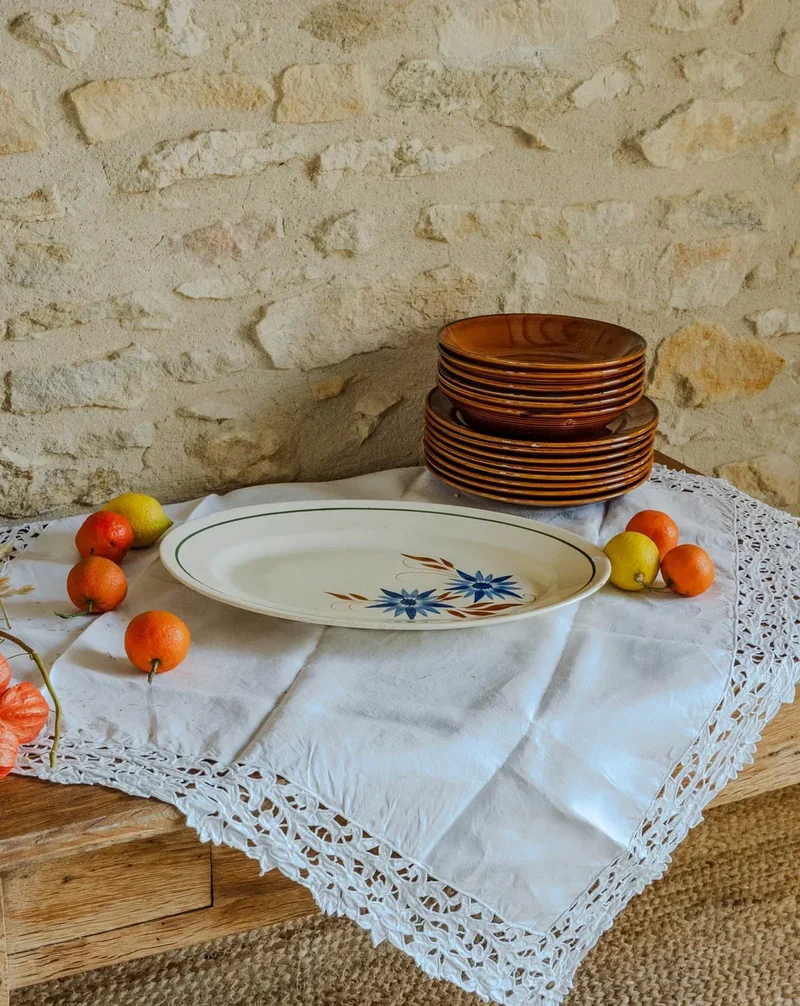 Nestor, le plat de service en faïence N°536