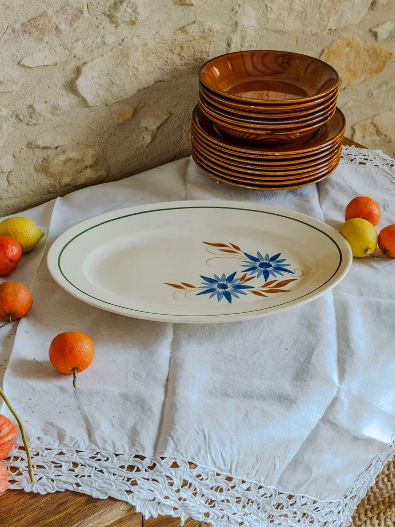 Nestor, le plat de service en faïence N°536
