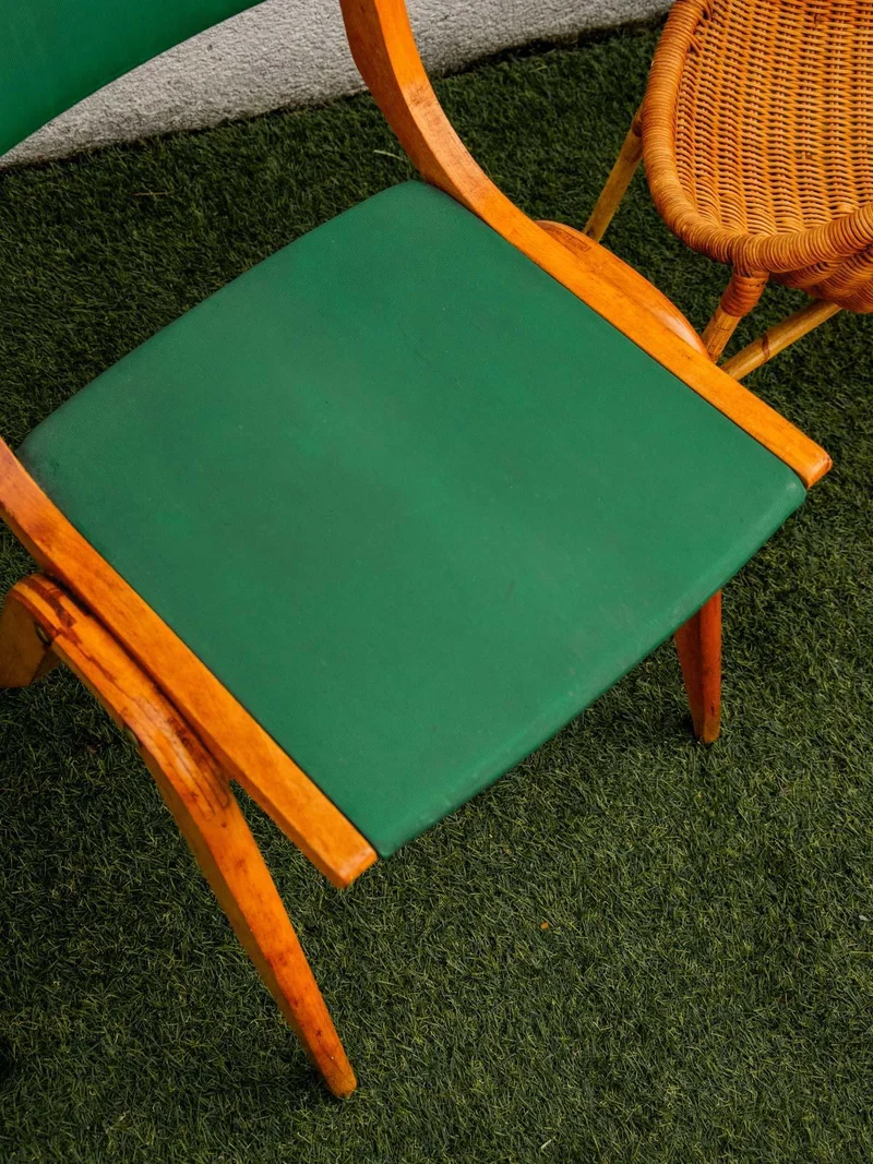 Alma, la chaise boomerang en bois N°1200