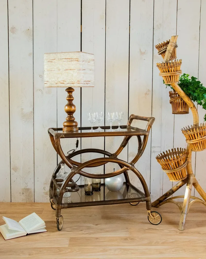 Henriette, la desserte en bambou N°147