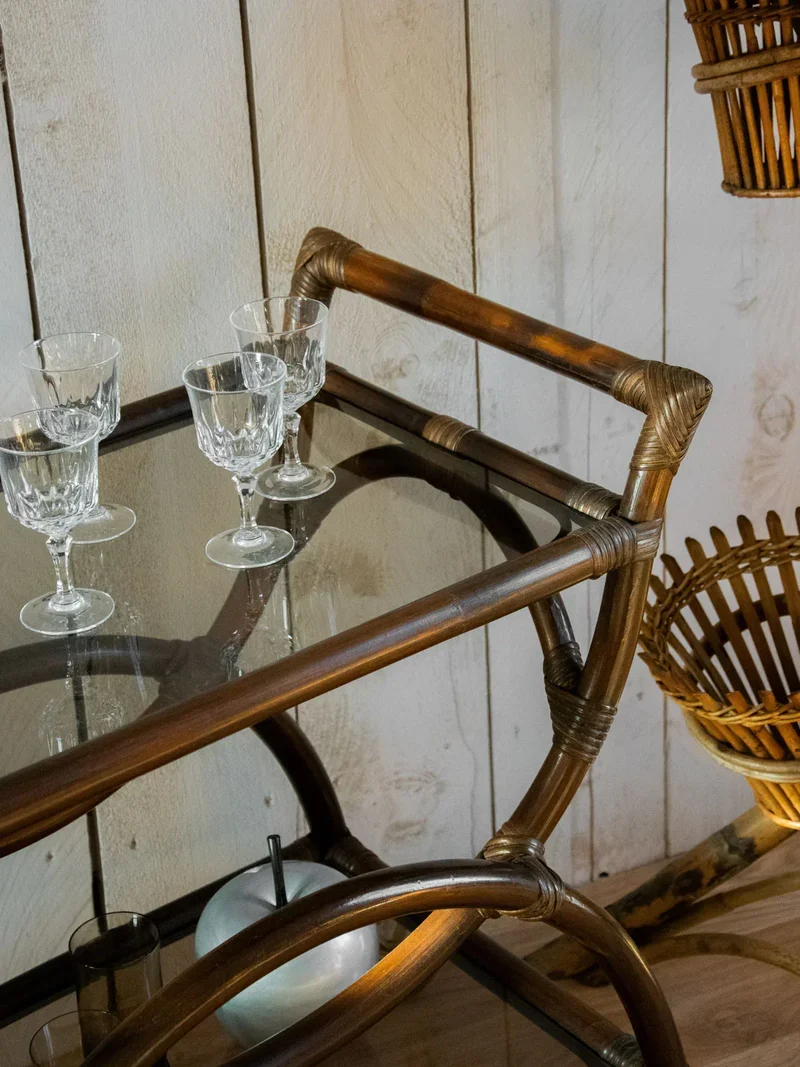 Henriette, la desserte en bambou N°147