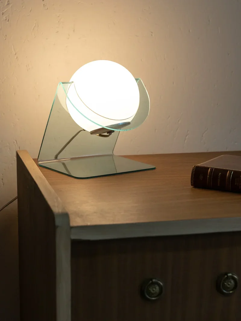 Julia, la paire de lampes à poser en verre N°605